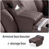 Fit For Haval H9 2rd 2024 2025 Car Armrest Box Height Increase Pad Leather Protective Cover Storage Bag Auto Styling Accessories