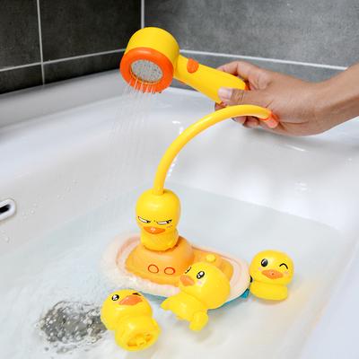 Neu Badespielzeug Baby Wasserspiel Piratenschiff Ente Modell Wasserhahn Dusche Elektrischer Spray Für Kinder Schwimmen Badezimmer Kinder Geschenke