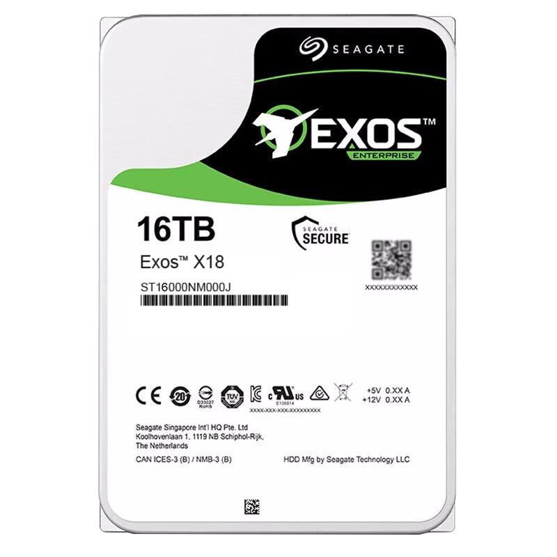 

Seagate Exos X18 16TB Enterprise SATA Hard Drive