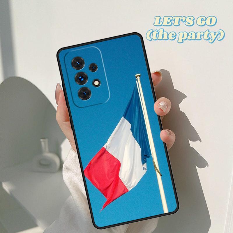 France national flag phone case For Samsung Galaxy A42 A31 A40 A51 A71 A32 A80 A91 A52 A72 A73 A20e A21S A50 A70 A11 A12 Cover