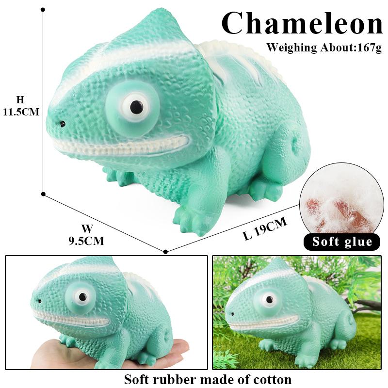 Oenux Insect Animal Wild Reptile Model Lizard Crocodiles Action Figures Soft Cotton Cute Fun Halloween Education Toy Kid Gift