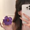 Butterfly Orchid Seaside Vacation Headwear Crystal Bohemia Barrettes  Photograph
