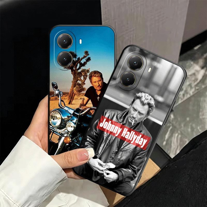 Johnny Hallyday Music Soft Phone Case for Xiaomi Poco X5 X6 X7 X8 Pro Max X3 F7 F8 Ultra M8 M7 M6 M5 Redmi 15 15C 14C 13C 12C X4