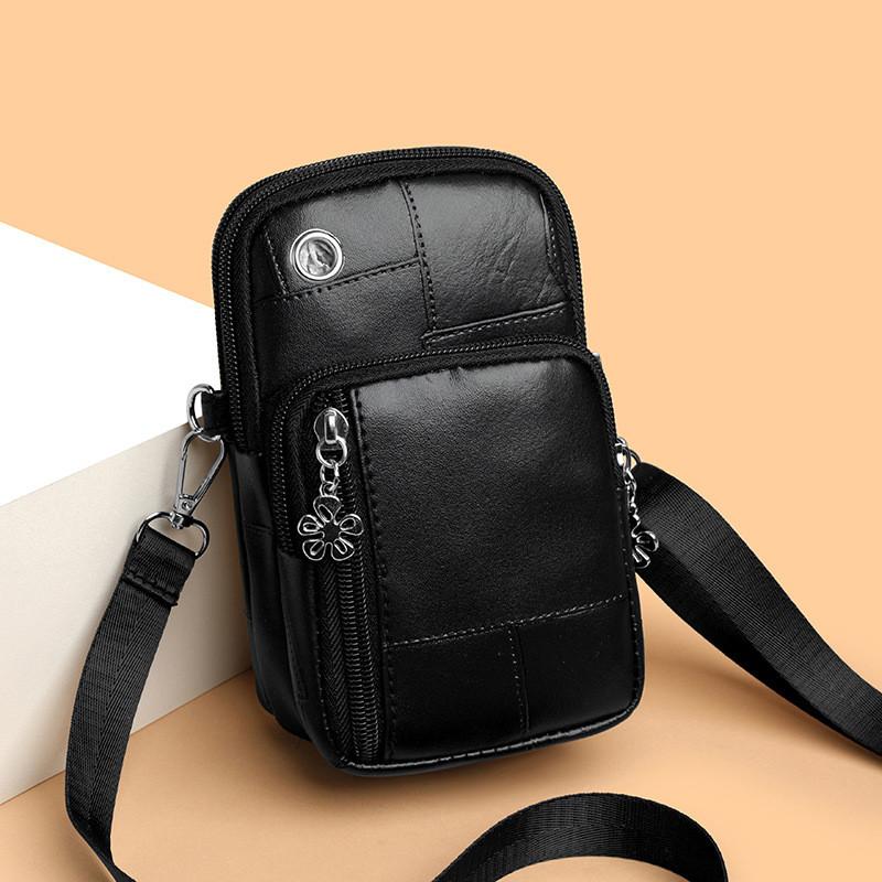 IELGY Fashion Simple All-Match Vertical Mobile Phone Bag