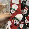 Cozy Mid-Calf Christmas Socks: Snowman, Gingerbread, Santa Designs