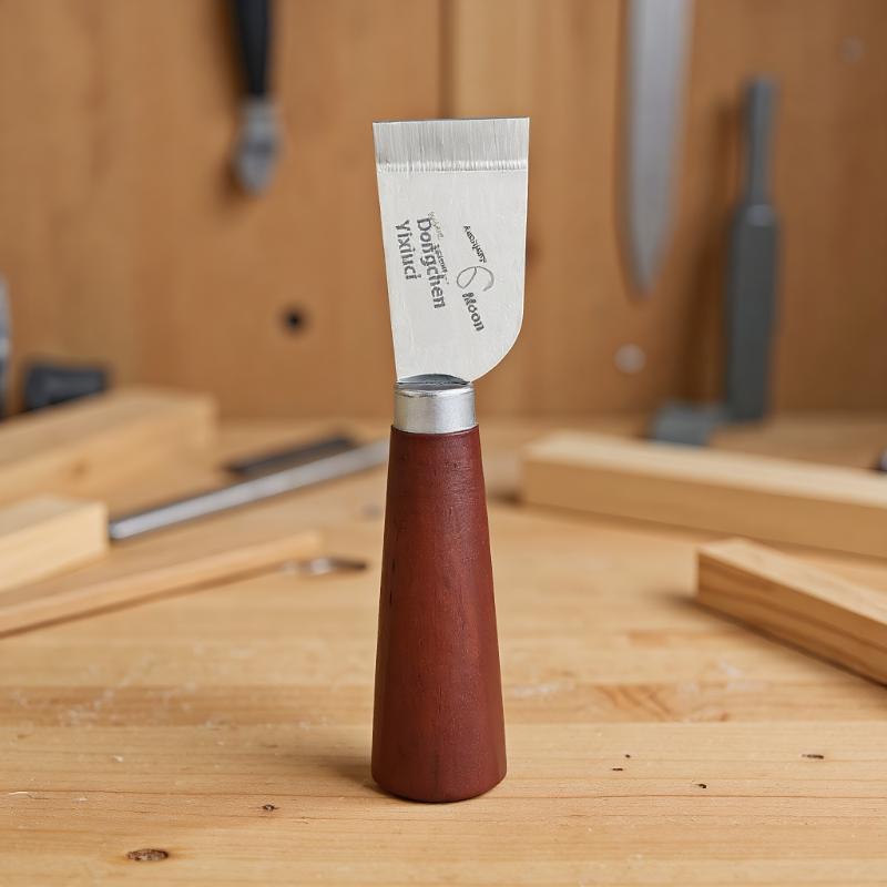 Leather Skiving Knife Cutting Knife With Wooden Handle Leather Skiver For Diy Leathercraft Working Tool