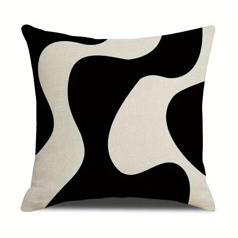 Abstract geometric line printed pillowcase modern Nordic style home furnishing room decoration living room sofa cushion cover