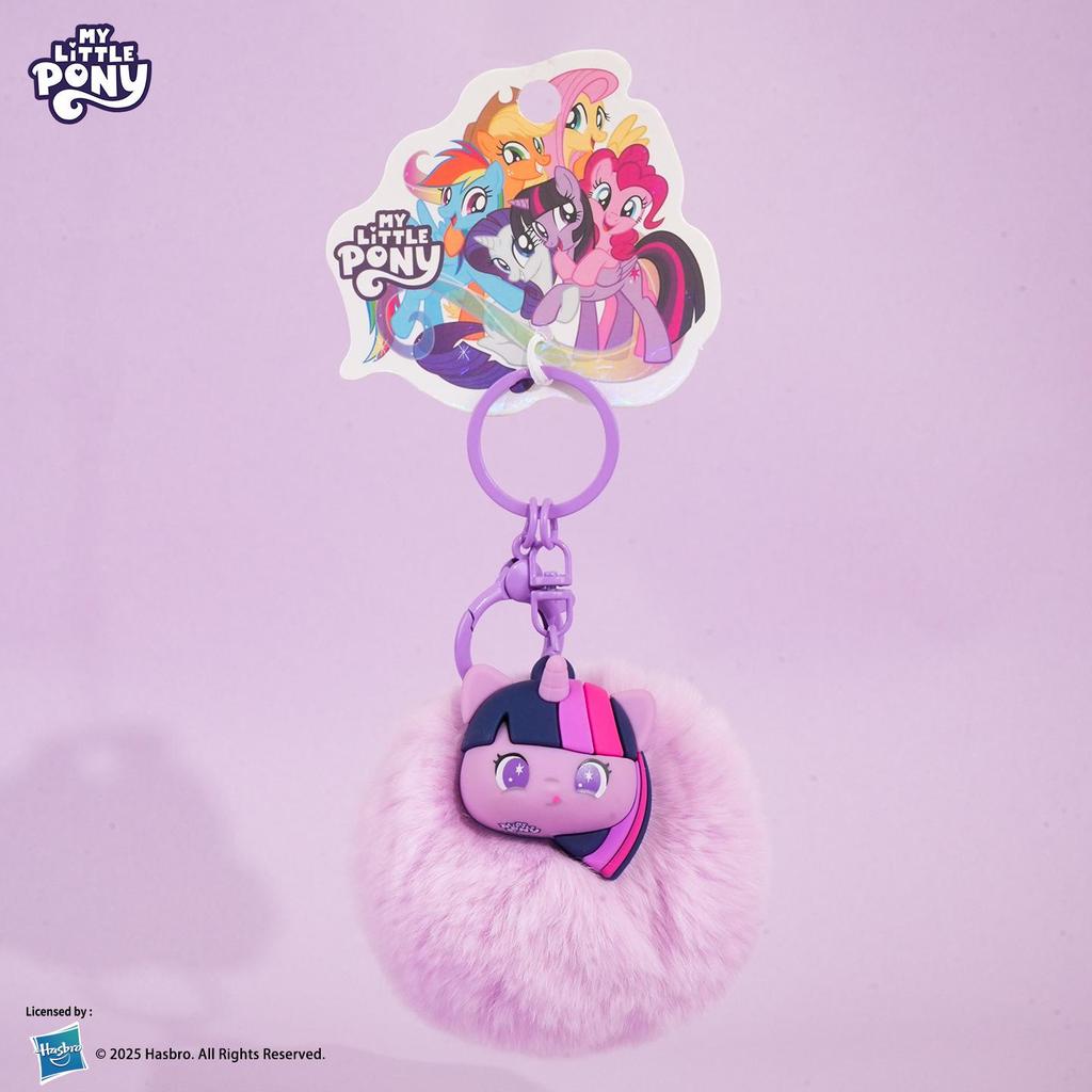 Breloc de pluș My Little Pony: Păpușă drăguță Pinkie Pie & Twilight Sparkle pentru rucsac de damă