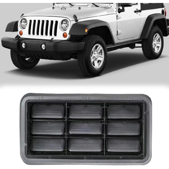 Rear Tailgate Air Vent Outlet Ventilation Net For Jeep For Wrangler JK 2010 2011 2012 2013 2014 2015 2016 2017 2018