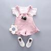 Baby Girls Clothes Summer New Korean Two-piece Set Children's Clothes Short Sleeve Suit 0-1-3 Years Old Children's Clothes