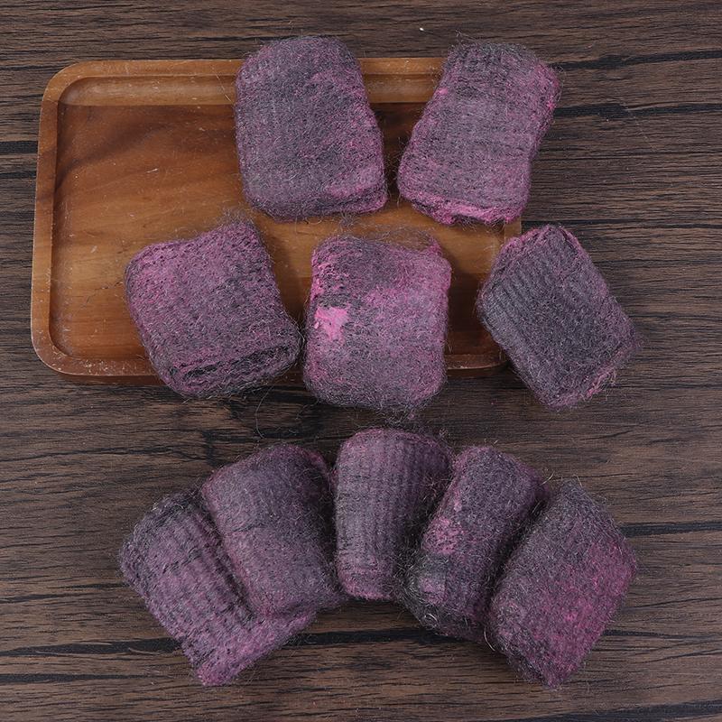 10Pcs Steel Wool Pads Rich Foam Utensil Cleaning Scrubber Scouring Pads Reusable Pre-Soaped Pad For Household Kitchen Cleaning