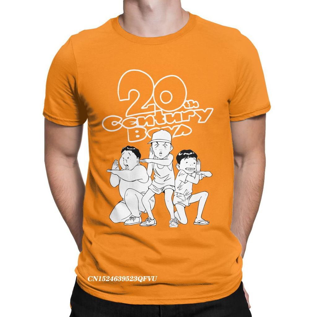 Mens Tshirt Naoki Urasawa Novelty Tee Shirt Harajuku Crewneck T-Shirts Cotton Party Clothing