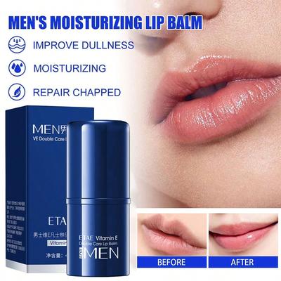 Vitamin E Lip Care Balm Intensive Moisturizer for Chapped Lips Reduces Lip Lines Nourishes and Protects Delicate Lips