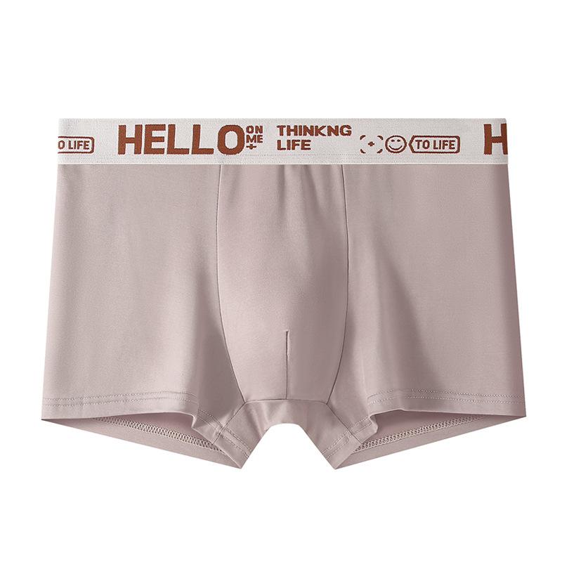 Large Size Men's Spring and Summer Fashion New Waist Flat Angle Underwear
