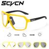SCVCN Photochromic Sunglasses for Men Y2K Cycling Glasses Mountain Bike Road Bicycle Eyewear Cycle Goggles Sports UV400 MTB