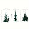 1pcs/2pcs/3pcs Metal Wall Art Christmas Indoor Decor, Outdoor Wall Art, Tree Wall Decor, Christmas Home Metal Art Living Room