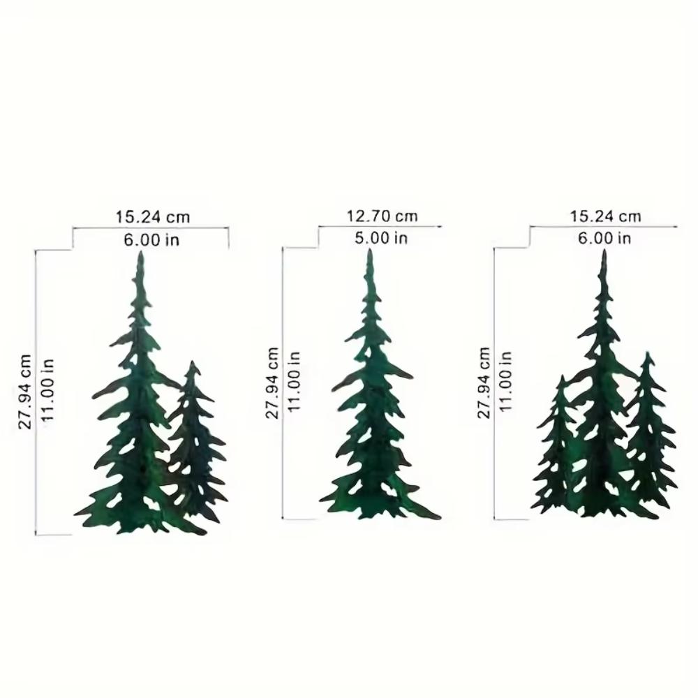 1pcs/2pcs/3pcs Metal Wall Art Christmas Indoor Decor, Outdoor Wall Art, Tree Wall Decor, Christmas Home Metal Art Living Room