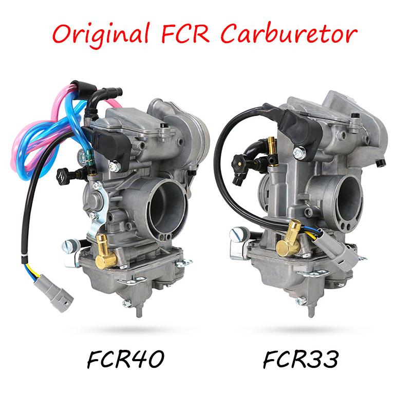 ZSDTRP Original 28 33 35 37 39 40 41mm Flatslide Carburetor FCR39 for XR DR400 CRF450/650 KLX400/450 YZ450F Add Power 30%