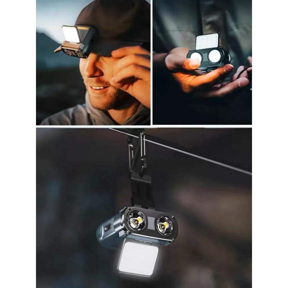 Ultra Bright Rechargeable Headlamp LED Sensor Head Torch Clip On Cap Light Waterproof  Flashlight Outdoor Camping Fishing Lamp