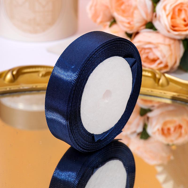 22meters/roll Wide 2cm Satin Ribbon Wedding Holiday Season Party Decor DIY Making Handmade Gift Wrapping Crafting Materials