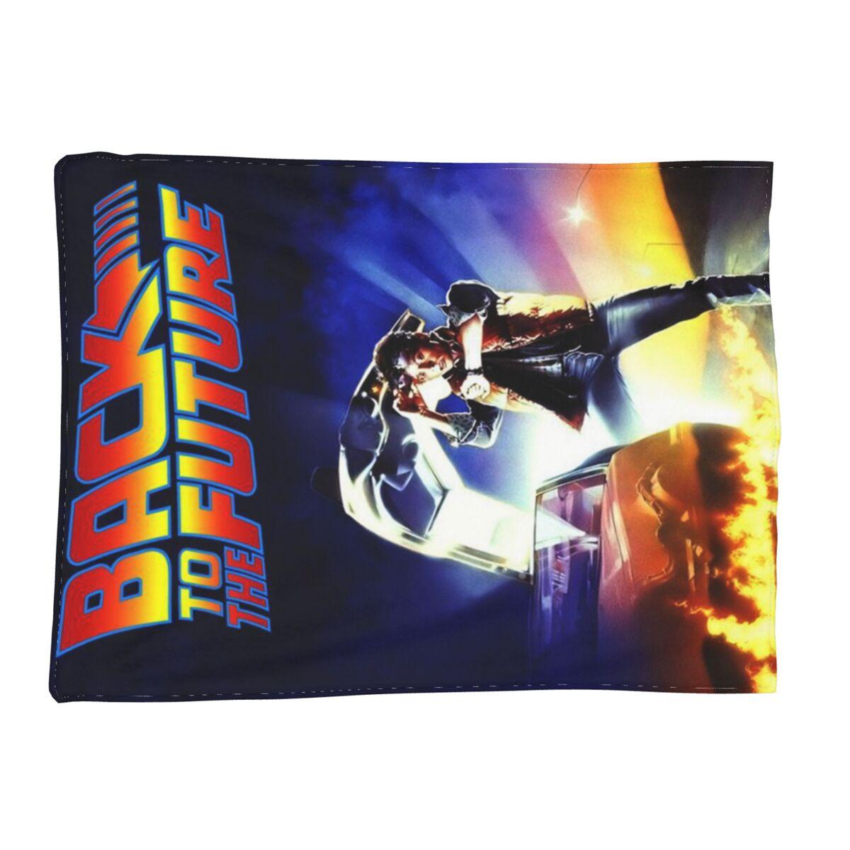 

Flux Capacitor Back To The Future Blanket Soft Warm Flannel Throw Blanket Bedding for Bed Living room Picnic Travel Home Couch 80x120cm