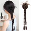 Sweet Bun Head Braid Synthetic Ponytails Wig Clip 40cm Women Fashion Twist Braid Daily Styling Headdress