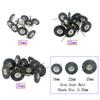 10 Stück/Beutel 2,35 mm Polierbürstenrad Zahnlabor Materialien Weiches Weißes Ziegenhaar/Ponyhaar/Borsten Rotationswerkzeuge Niedrige Geschwindigkeit Puffer