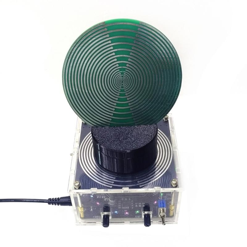 Auto Rotating Oscillation Disc for Cellular Rejuvenations with Copper Antennas and LED Light Frequency Synchronization