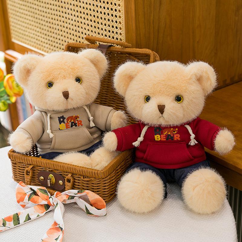Oder Nerzpullover Teddybär Puppe Puppe Plüschtier Greifautomat Puppe Freund und Freundin Geburtstagsgeschenk