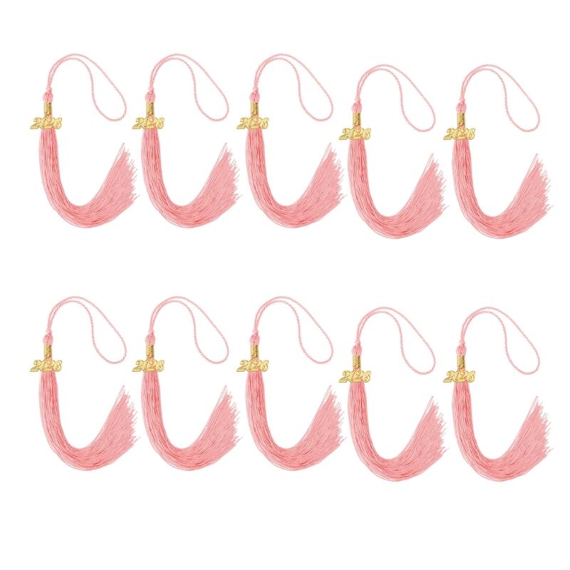 10Pcs 2026 Graduation Tassels Ornament With Year Charm For Graduation Ceremonies
