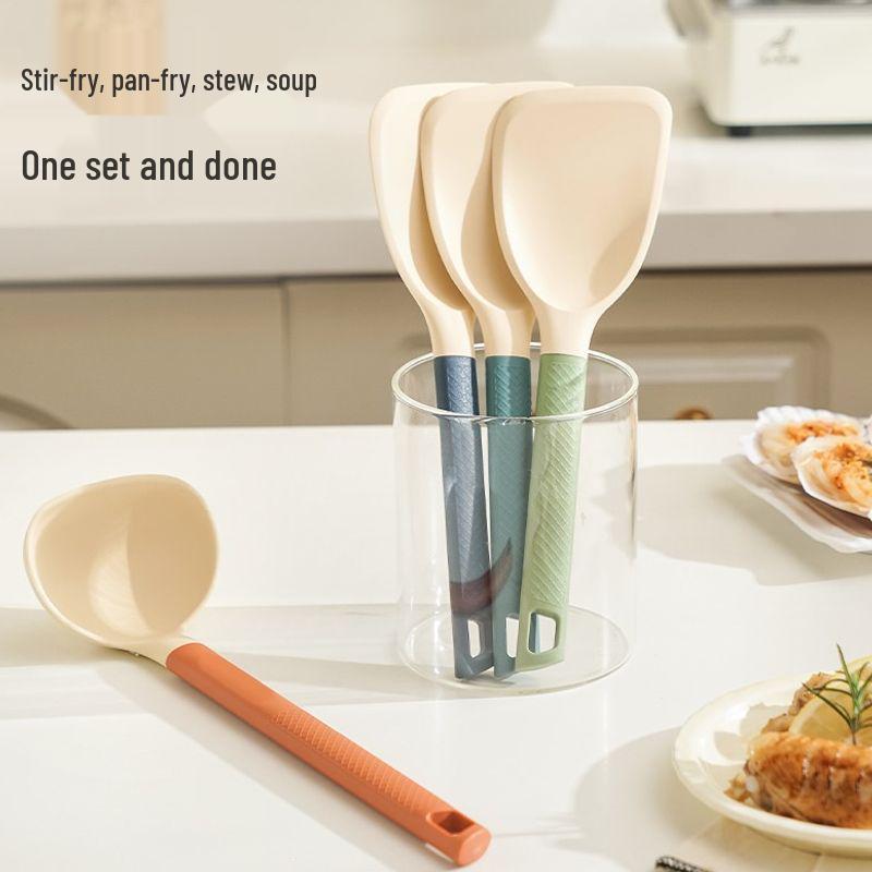 High-Temp Resistant Silicone Spatula for Non-Stick Cookware & Baby Food