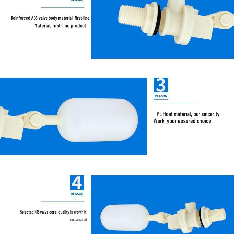 Automatický vypínací plovákový ventil pro vodní nádrže a věže