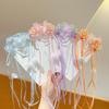 Perlenblumenband Hanfu Haarschmuck: Feen-inspirierte Quasten-Haarnadeln für Damen und Mädchen
