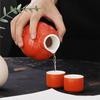 7Pcs/set Ceramics Chinese Style Sake Pot Cups Set Home Kitchen Drinkware Traditional Ceramic Cups Crafts Wine Glasses Gift Box