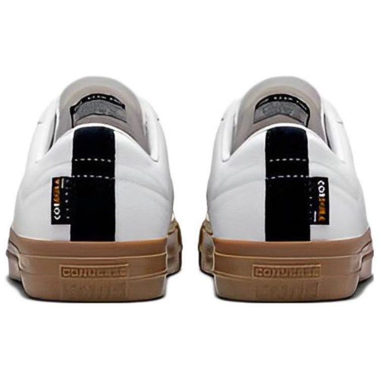 Converse One Star Pro Low White Dark Gum Unisex Sneakers Black A03216C