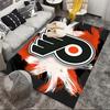 Flyers Hockey Logo Art Area Rug Suitable for Indoor And Outdoor,Carpets for Kitchens, Homes, Offices, Living Rooms,Home Decor,Christmas Gift