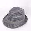 Men's & Women's Straw Breathable Jazz Hat Mesh Summer Sun Hat
