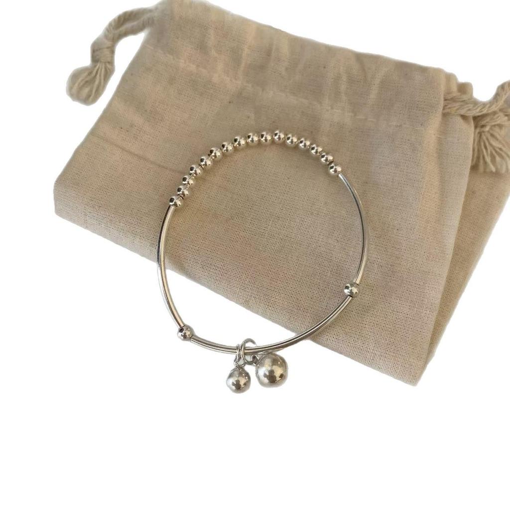 Korean Style Round Bead Women's Minimalist Bracelet - Elegant, Versatile, High-End Fashion Accessory