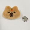 Creative Plush Capybara Brooch Orange Plush Badge Pin Exquisite Plush Capybara Pin  Party
