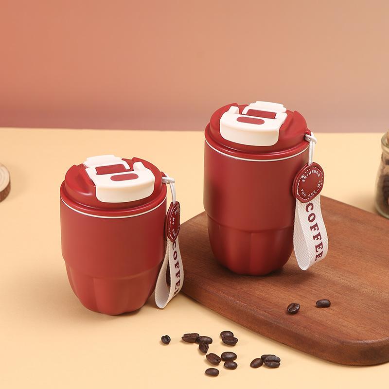 304 Thickened Stainless Steel Mini Coffee Mug Portable Home and Office Thermos Flask