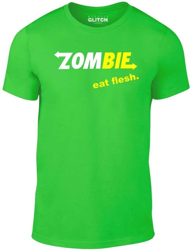 

Zombie Eat Flesh Men s T-Shirt - Gift Dead Zombie Walking Blood Walker Halloween 3XL