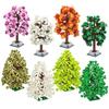 DIY Plant Tree City Bricks Assemble MOC Pine Christmas Tree Model Building Blocks Educational Creative Toys For Children Gifts