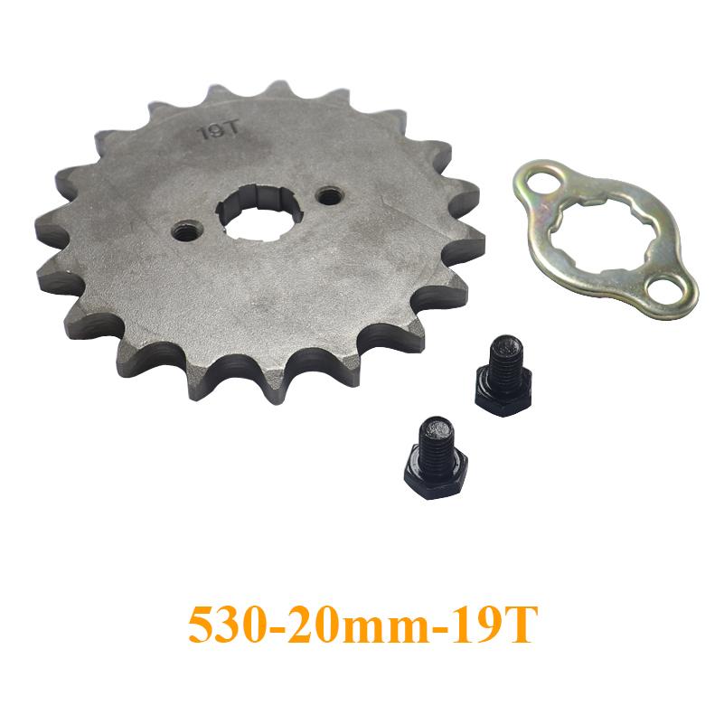 Motorcycle Front Drive Gear Engine Sprocket 530 10T 12T 13T 14T 15T 16T 17T 18T for Dirt Pit Bike ATV Quad Spare Parts GO Kart