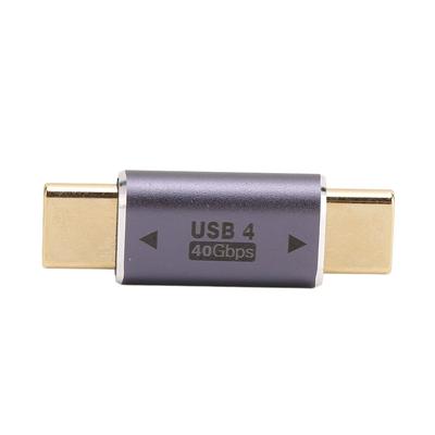 Adattatore USB C Maschio-Maschio PD 100W 8K 40Gbps Ricarica ad Alta Velocità Trasmissione HD Placcato Oro Tipo C