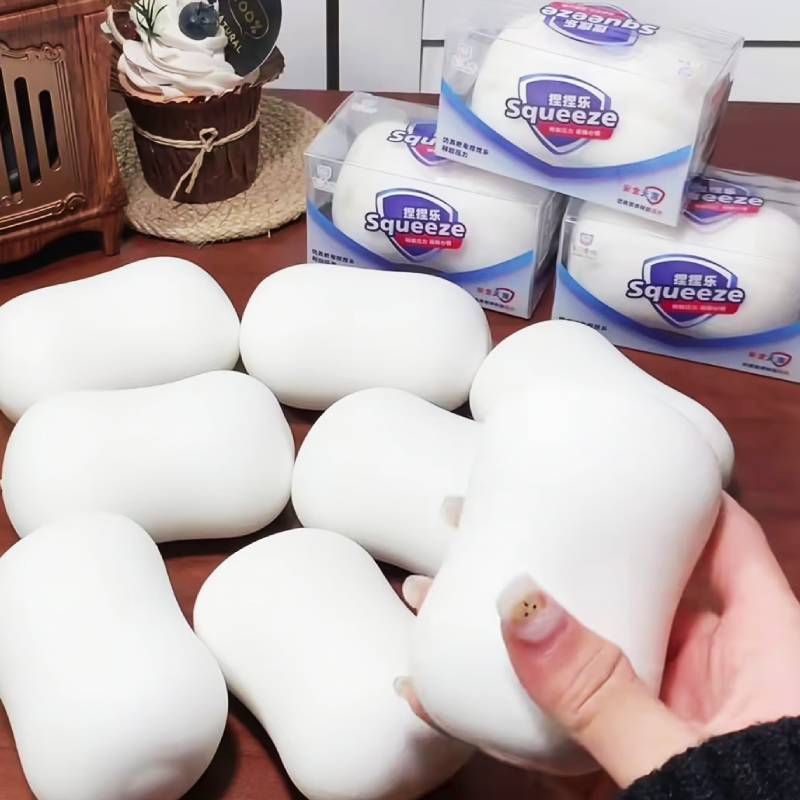 Stress Relief Squishy Soap Squishy Fidget Toy Anti-Stress Ball Anxiety Relief Squeeze Ball Relaxing Gifts Party Favors Gift