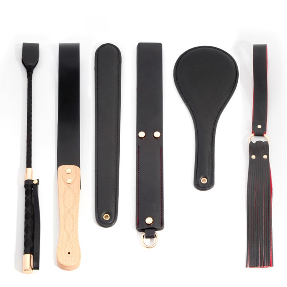 SM Sex Toys Alternative Masturbation Conditioning Wooden Handle Handle Handle Slapping Pp Whip Sp Tool Cowhide Beat Whip