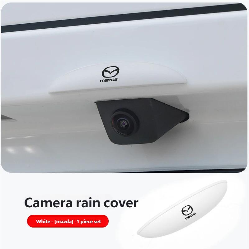 Car Rearview Camera Rain Cover Silicone Weatherproof Protector For Mazda CX5 6 3 CX7 323 Axela Atenza Demio CX30 MX Accessories FF27