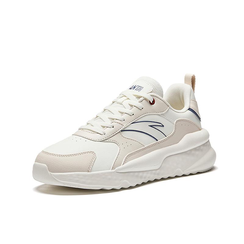 Anta Comfortable Versatile Non-Slip Wear-Resistant Shock Absorbing Low-Top Casual Shoes Men sneaker Off-White 912448816-5