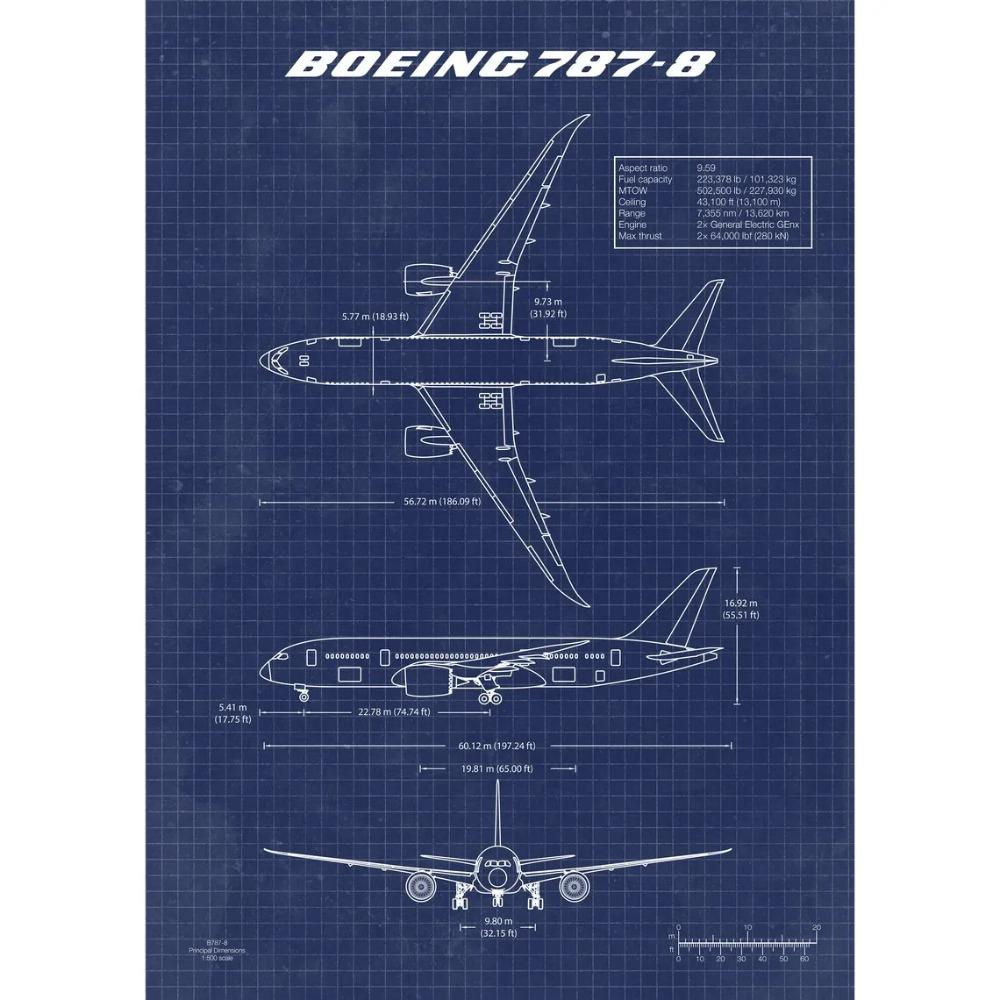 Air Force Flugzeug Airbus A-340 B-747 Patentdrucke Flugzeugposter Kampfflugzeug Blaupause Leinwandgemälde Wandkunst Bilder Heimdekor