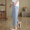 LangSha Women's Tencel Denim Harem Pants